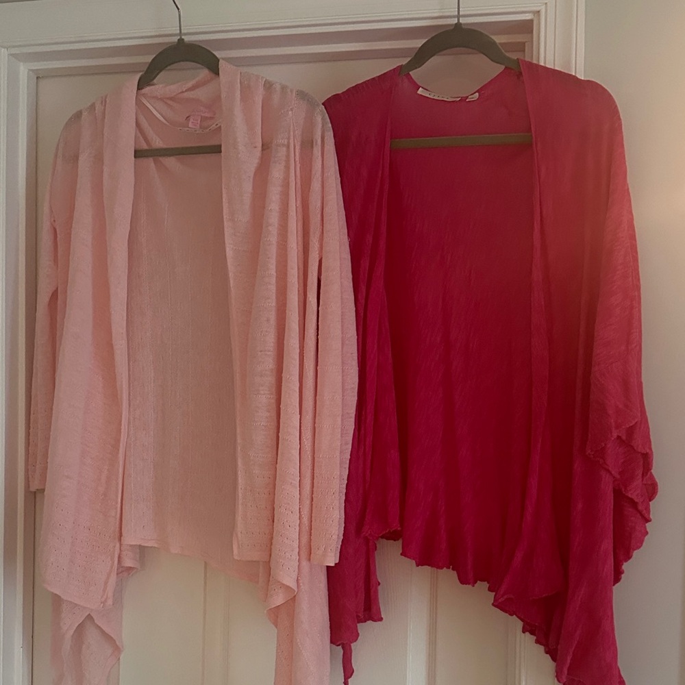 Lilly Pulitzer & Cyrus open cardigans